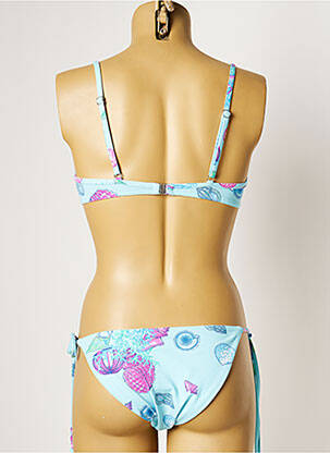 Costum de baie din două piese elasticitate top sutien modelat albastru MANUEL CANOVAS femeie