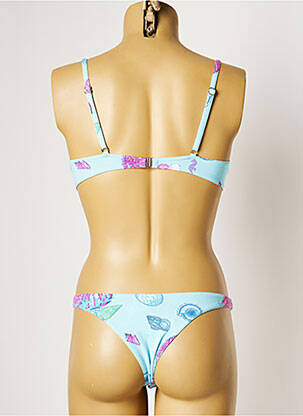 Costum de baie din două piese elasticitate top sutien modelat albastru MANUEL CANOVAS femeie