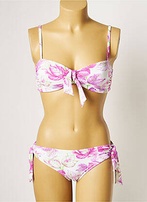 Costum de baie din două piese roz MANUEL CANOVAS femeie