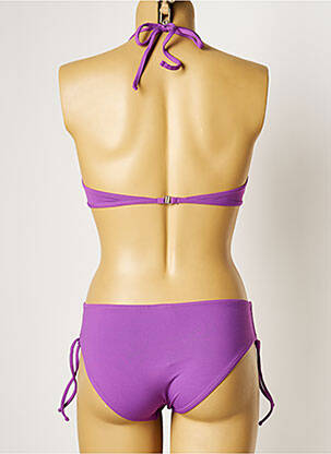 Costum de baie din două piese elasticitate top triunghiuri violet MANUEL CANOVAS femeie