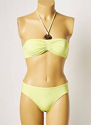 Costum de baie din două piese elasticitate top bentiță verde MANUEL CANOVAS femeie