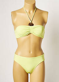 Costum de baie din două piese elasticitate top bentiță verde MANUEL CANOVAS femme