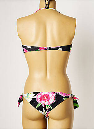 Costum de baie din două piese elasticitate top bentiță negru MANUEL CANOVAS femme