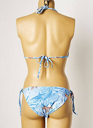 Costum de baie din două piese elasticitate top sutien modelat albastru MANUEL CANOVAS femeie