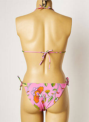 Costum de baie din două piese elasticitate top sutien modelat roz MANUEL CANOVAS femeie