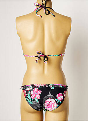 Costum de baie din două piese elasticitate top sutien modelat negru MANUEL CANOVAS femeie
