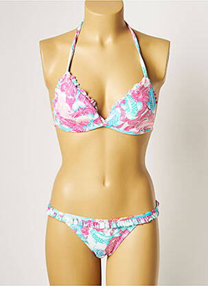 Costum de baie din două piese elasticitate top sutien modelat alb MANUEL CANOVAS femeie
