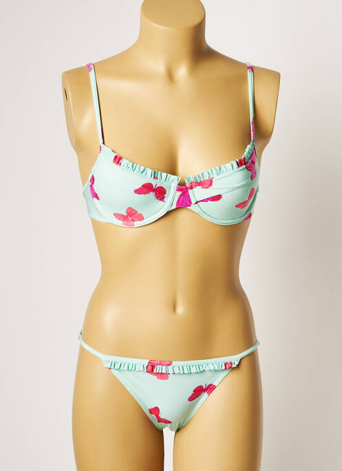 Costum de baie din două piese top sutien modelat top sutien modelat verde MANUEL CANOVAS femme