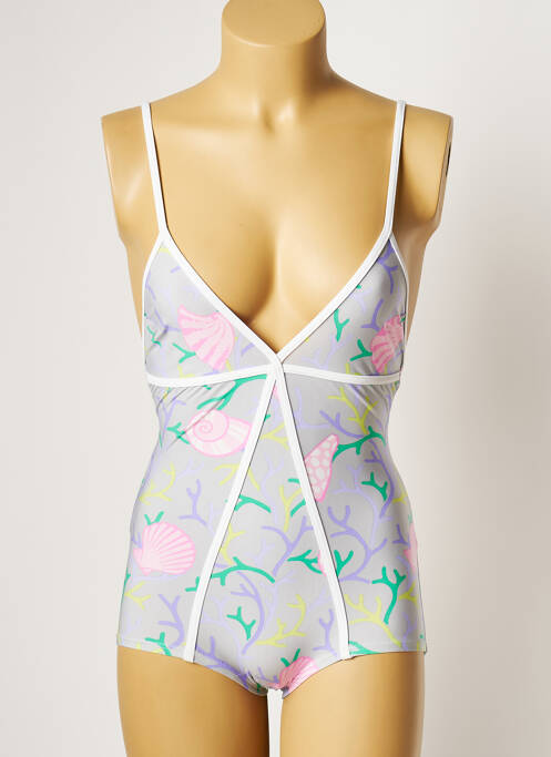 Costum de baie dintr-o singură piesă gri MANUEL CANOVAS femeie