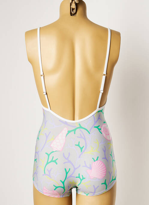 Costum de baie dintr-o singură piesă gri MANUEL CANOVAS femeie