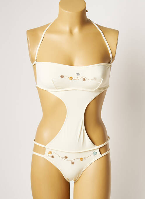 Costum de baie dintr-o singură piesă alb KRISTINA TI femeie