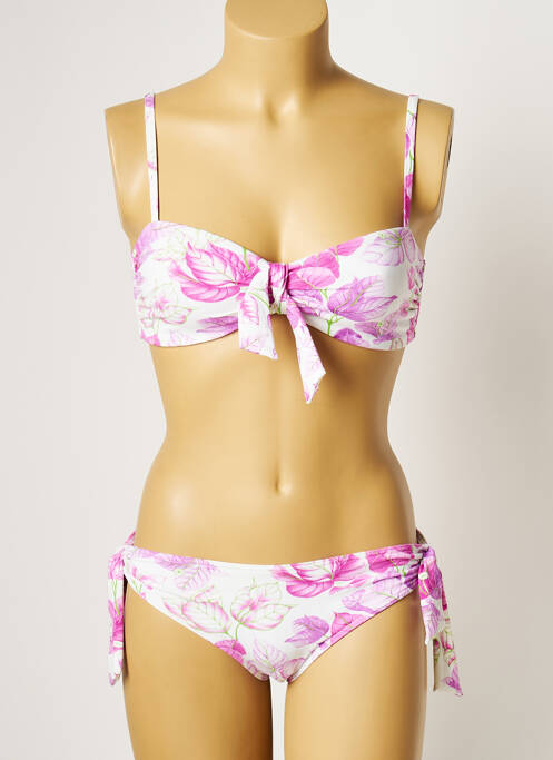 Costum de baie din două piese roz MANUEL CANOVAS femeie