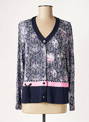 Vestă cu mâneci lungi albastru PAUPORTÉ femeie