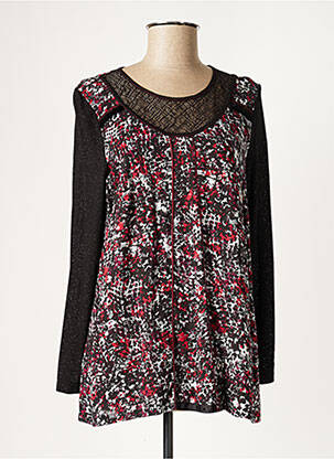 Tricou mâneci lungi mâneci lungi negru TERRE DE FÉES femeie