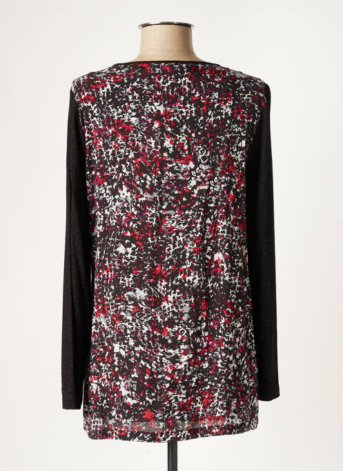 Tricou imprimeu fantezie mâneci lungi negru TERRE DE FÉES femme