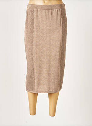 Fustă midi bej PAUPORTÉ femeie