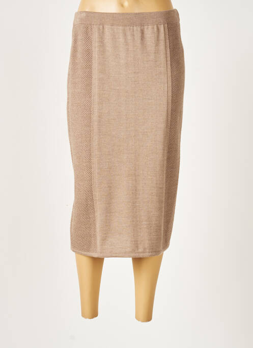 Fustă midi bej PAUPORTÉ femeie