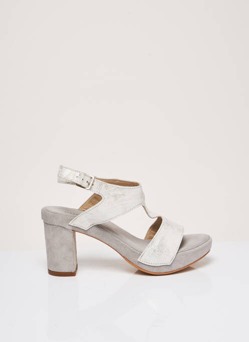 Sandale/Pantofi decupați gri KHRIO femeie