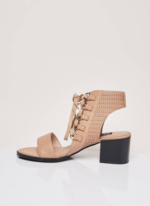 Sandale/Pantofi decupați bej SENSO femeie