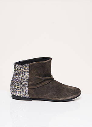 Botine/ghete chiquet chiquet gri MANUELA DE JUAN fată