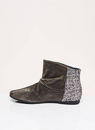 Botine/ghete chiquet chiquet gri MANUELA DE JUAN fată