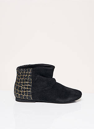 Botine/ghete chiquet chiquet negru MANUELA DE JUAN fată