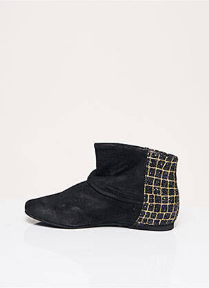 Botine/ghete chiquet chiquet negru MANUELA DE JUAN fată