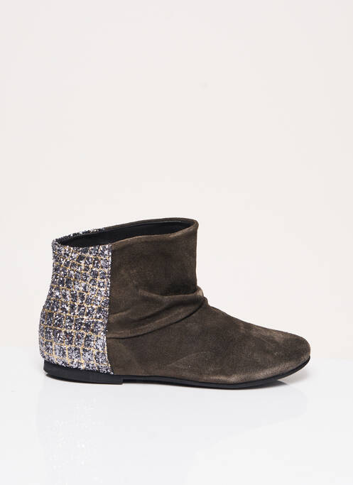 Botine/Ghete gri MANUELA DE JUAN fată