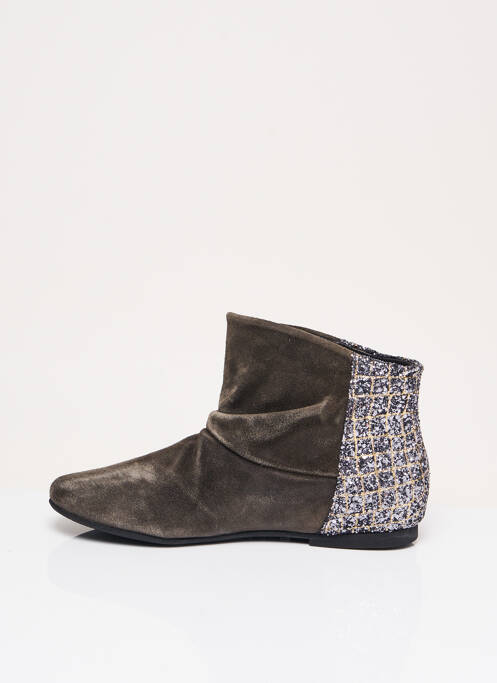 Botine/Ghete gri MANUELA DE JUAN fată