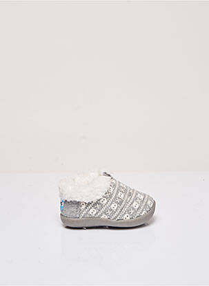 Papuci/Pantofi de casă gri TOMS copil