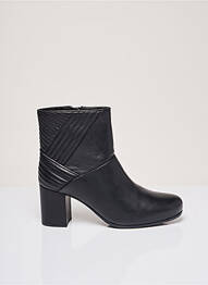 Botine/ghete material neted toc de 4 la 6 cm negru UNISA femme