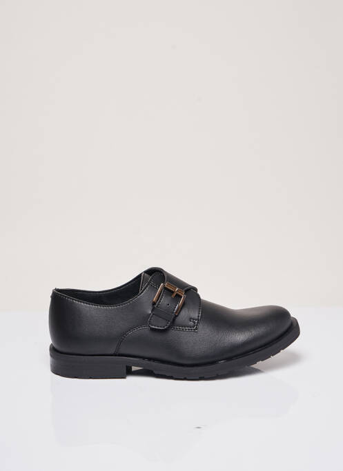 Încălțăminte de confort material neted toc plat până la 3 cm negru GOOD GUYS femme
