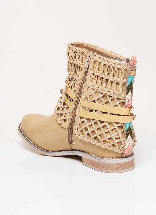 Botine/Ghete bej BULLBOXER femeie