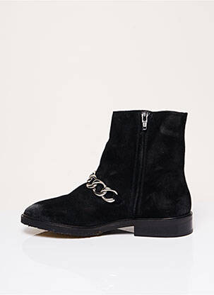 Botine/ghete nubuc toc plat până la 3 cm negru BILLIBI femeie