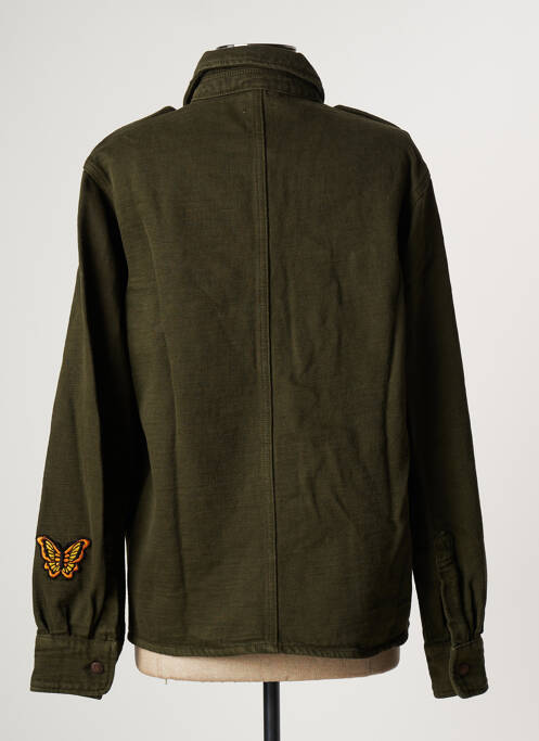 Jachetă de blugi verde FIVE femeie