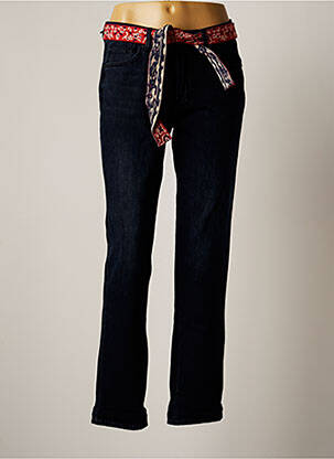 Blugi cu croială dreaptă albastru FIVE femeie