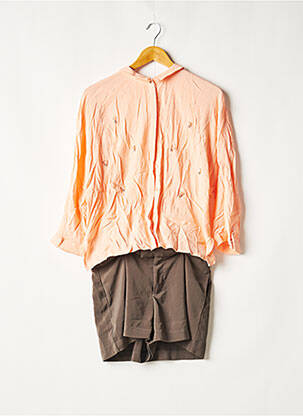 Salopetă scurtă portocaliu IKKS femeie