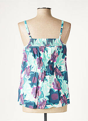 Tricou / top maternitate imprimeu floral albastru COLLINE femeie