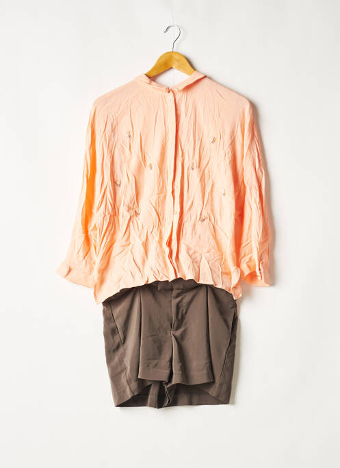 Salopetă scurtă portocaliu IKKS femeie