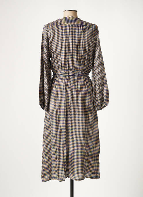 Rochie lungă mâneci lungi mâneci lungi albastru LA FEE MARABOUTEE femme