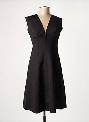 Rochie midi fără mâneci fără mâneci negru WOLFORD femeie