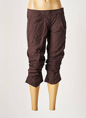 Pantalon trei sferturi maro VILA femeie