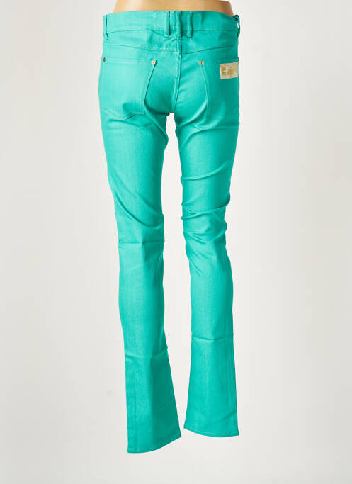Blugi cu croială slim verde APRIL 77 femeie