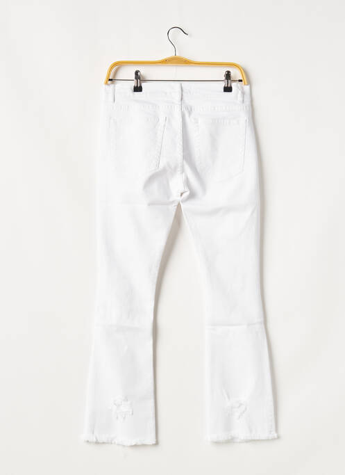 Blugi cu croială evazată alb APRIL 77 femeie