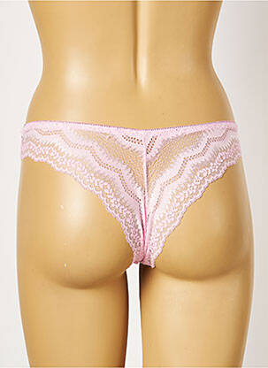 Tanga microfibre roz ROSA JUNIO femeie