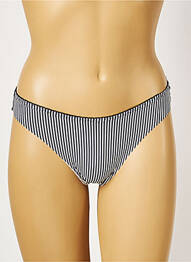 Tanga microfibre negru ROSA JUNIO femme