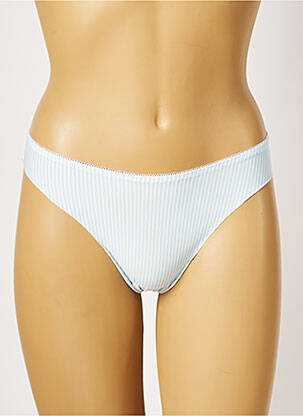 Tanga microfibre albastru ROSA JUNIO femeie