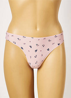 Tanga microfibre roz HANA femeie