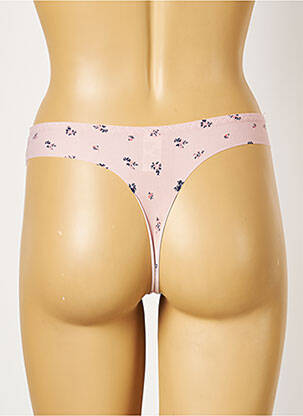 Tanga microfibre roz HANA femeie