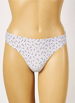 Tanga microfibre gri HANA femeie